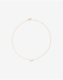 Michael Hill - Necklace with Opal & Diamonds in 10kt Yellow Gold
