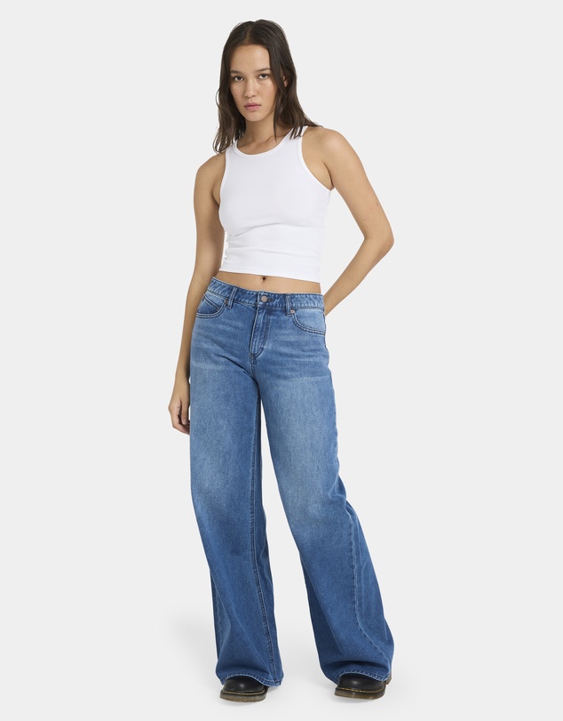 Volcom - Womens Stoned BF Low Rise Denim Jeans