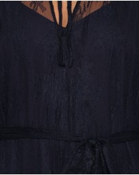 Petal & Pup - Marnelle Lace Maxi Dress - Midnight Navy