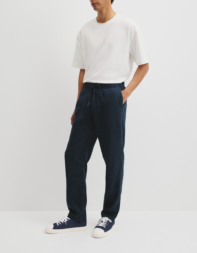 Country Road - Relaxed Fit Linen Drawcord Pant