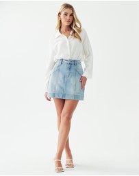 The Fated - Asha Denim Mini Skirt