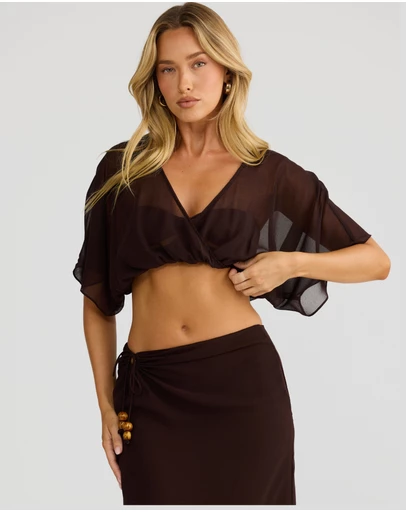 Vacay Swimwear - Vela Top Chocolate