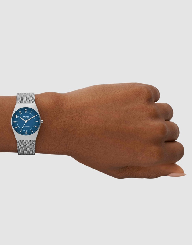 Skagen - Grenen Lille Solar Powered Silver Tone Analogue Watch