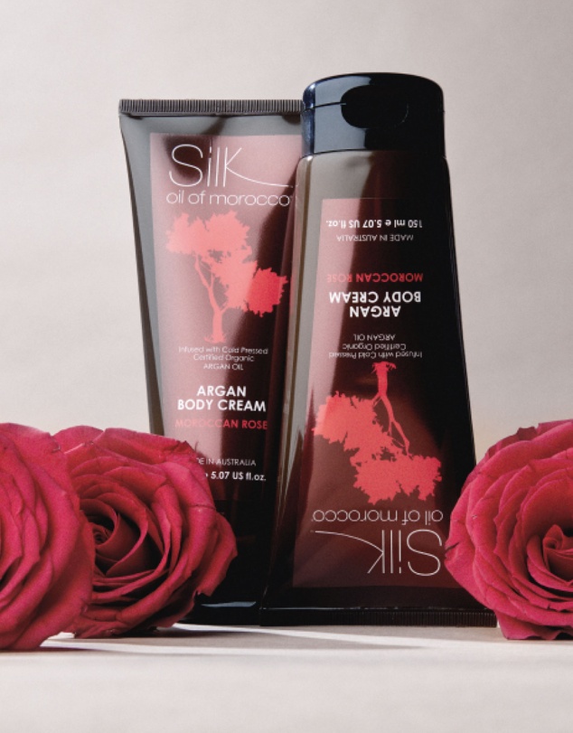 Silk Oil of Morocco - Silk Oil of Morocco Argan Body Cream - Moroccan Rose