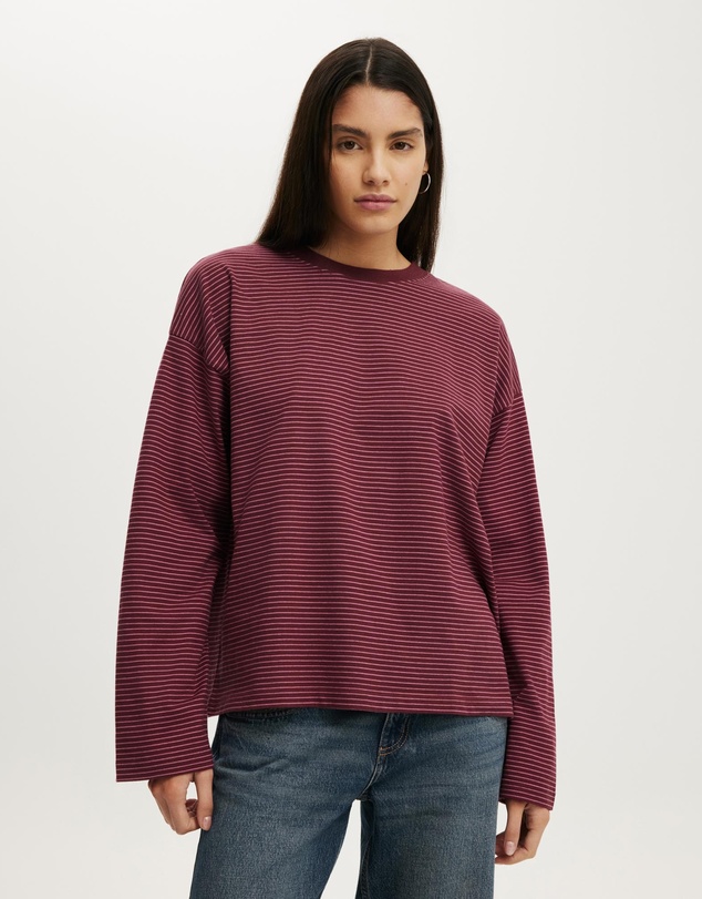 Cotton On - Boxy Long Sleeve Top