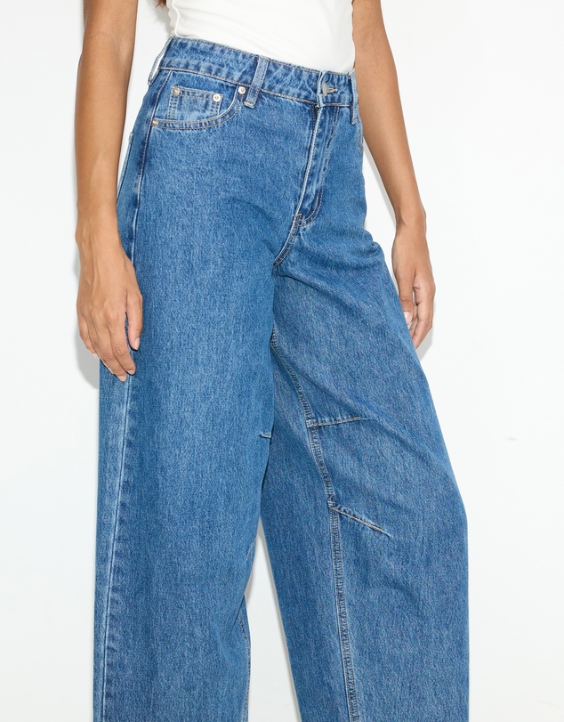 Dazie - Palma Mid Rise Barrel Jeans