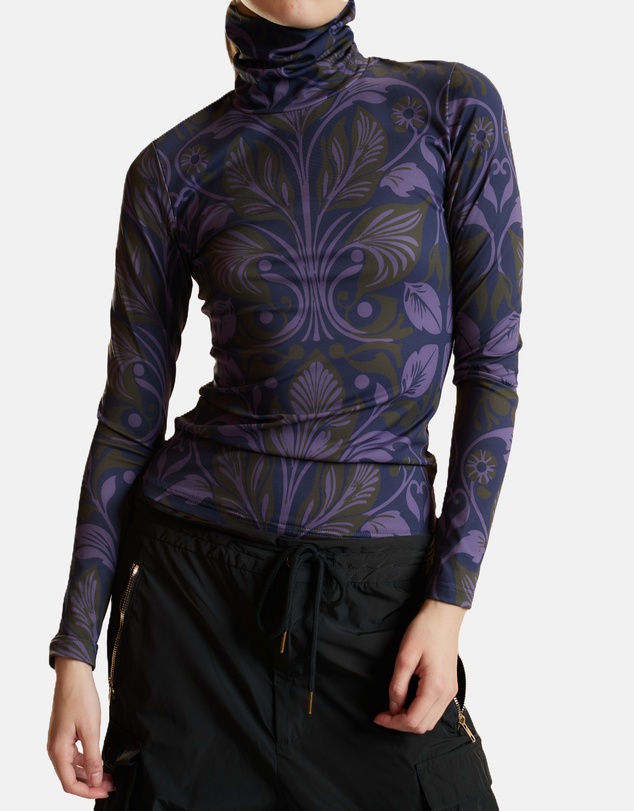 Cynthia Rowley - Turtle Neck Lycra Top