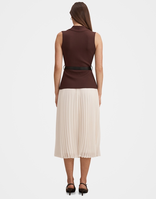 Forever New - Bianca Woven Mix Knitted Dress