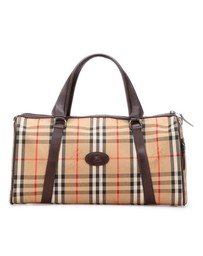Pre-Loved by Azura Reborn - Pre-Loved Haymarket Check Canvas Travel Bag