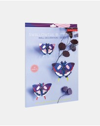 Studio Roof  - Wall Art Butterflies A4 Set of 3