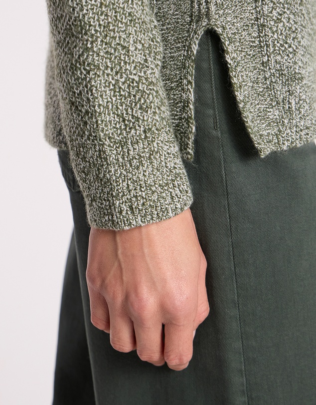 David Lawrence - Moss Stitch Knit Jumper