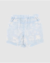 Fox & Finch - Surfs Up Linework Shorts - Kids