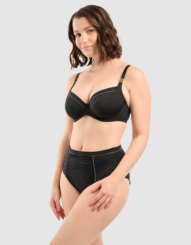 Sans Complexe - Speekaboo Shape Tummy Control High Waist Bikini Bottom