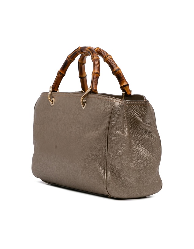 Pre-Loved by Azura Reborn - Pre-Loved gucci Elegant Leather Handbag with Distinctive Handle