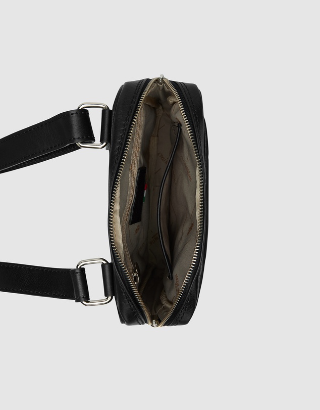 Republic of Florence - Gaius Black Leather Satchel Bag