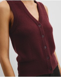 Country Road - Cotton Cash Knit Vest