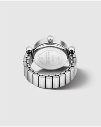 GUESS - GUESS Ladies Silver-Tone Analogue Ring Watch