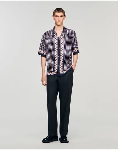 Sandro - All Over Coeur Mc Shirt