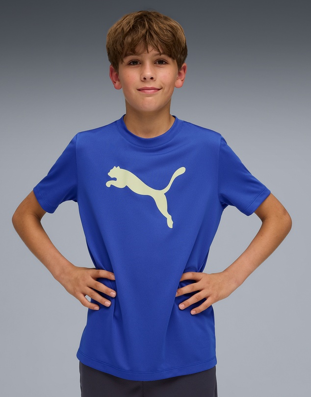 Puma - Train All Day Essentials Cat Logo Tee - Teens