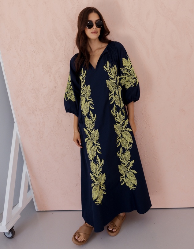 ALEXANDRA - Lindox Dress Navy
