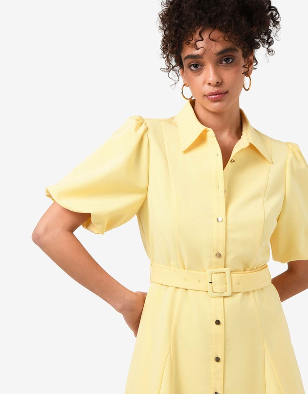 Forcast - Amera Utility Mini Belt Dress