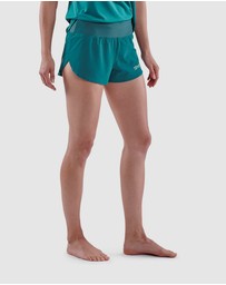 SKINS - SKINS Compression Series-3 Women's Run Shorts Teal Running Activewear