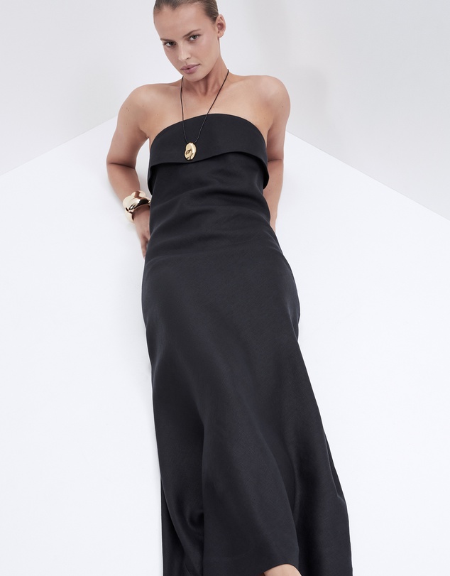 UNISON - Strapless Maxi Dress