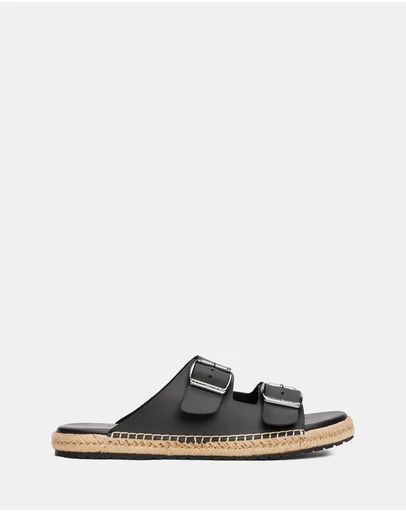 Tommy Hilfiger - Flex Jutte Hilfiger Leather Sandals - Men's