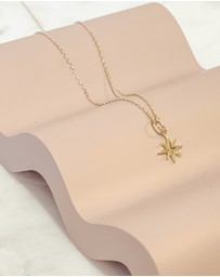 Luna Rae - Solid Gold - My True North Necklace