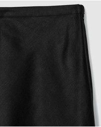 COS - Linen-Blend Midi Column Skirt