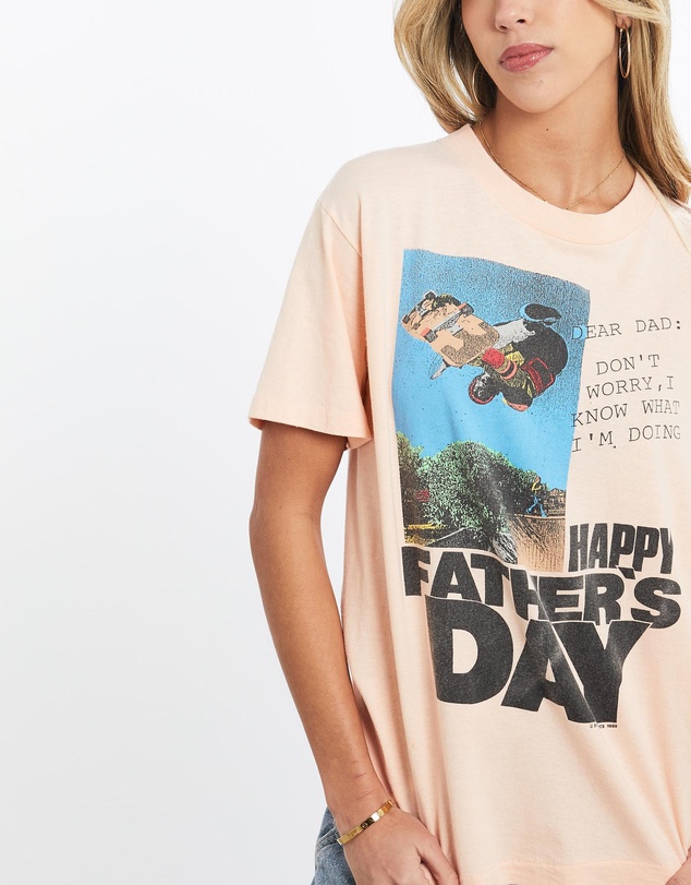 Vintage by The Real Deal - Pre Loved - Vintage 1989 Father's Day Skate Tee
