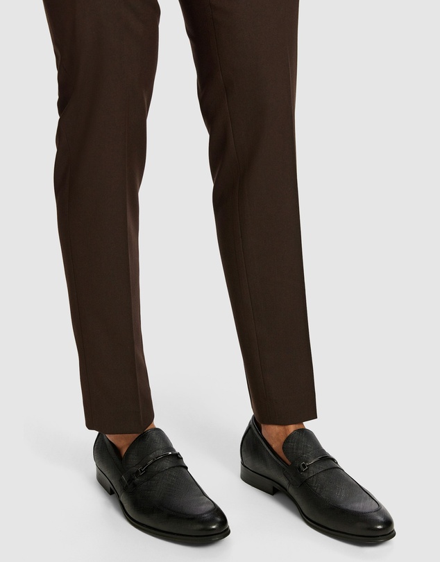 yd. - Riccardo Textured Leather Loafer