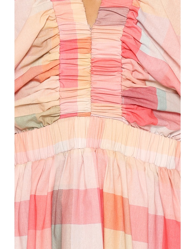 Petal & Pup - Itsy Mini Dress - Pink Picnic Plaid