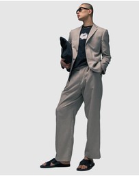 Topman - Slim Linen Suit Jacket