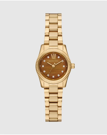 Michael Kors - Lexington Gold Tone Analogue Watch