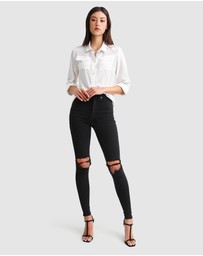 Belle & Bloom - Eclipse Rolled Sleeve Blouse