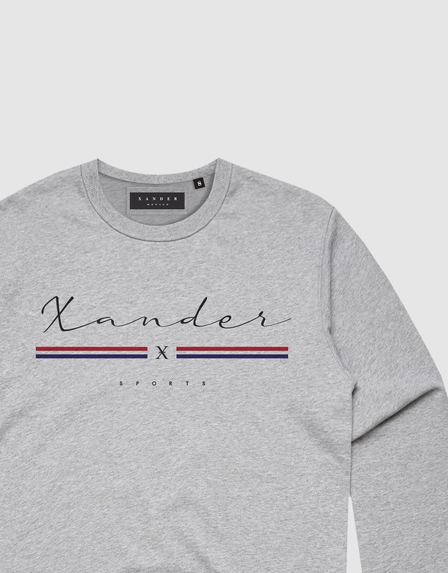 Xander - Grid Crewneck - Youth