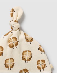 Wilson & Frenchy - Hot Cross Buns Organic Knot Hat - Babies