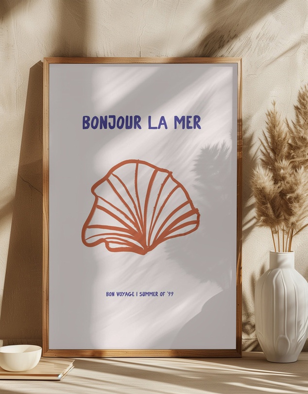 Olive et Oriel - Bonjour Lamer by Treechild Art Print