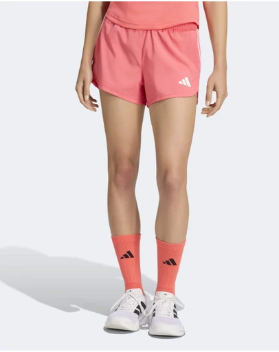 adidas Performance - Pacer Workout Woven High Rise Shorts Womens