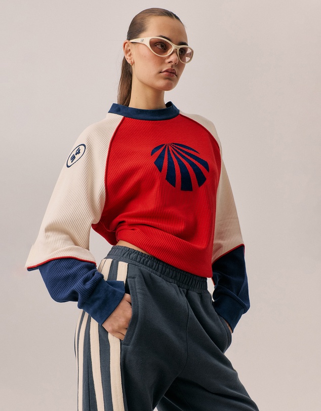 Araminta James - Races Waffle Sweatshirt