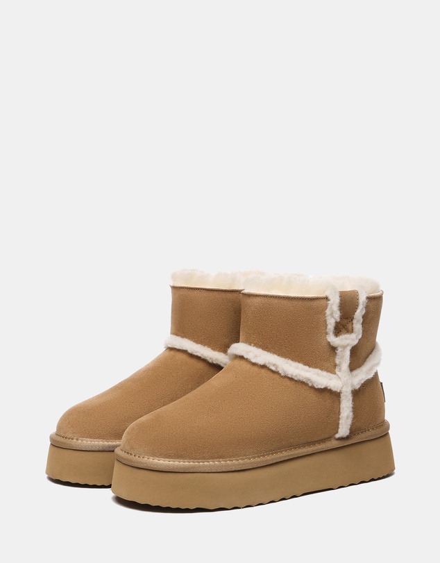 EVERAU - EverAU Ugg Schunck Platform Cow Suede Upper UGG Boots