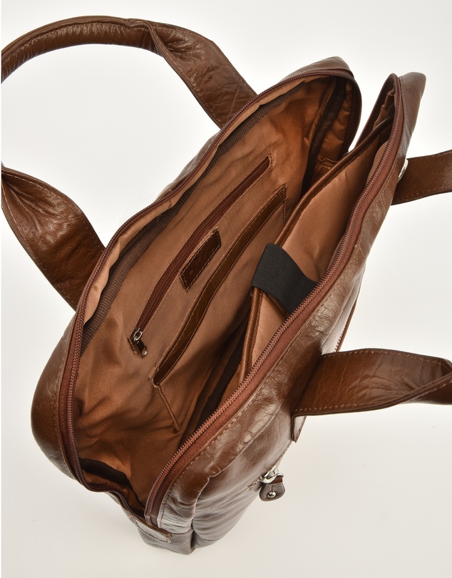 Cobb & Co - Turner Leather Laptop Satchel
