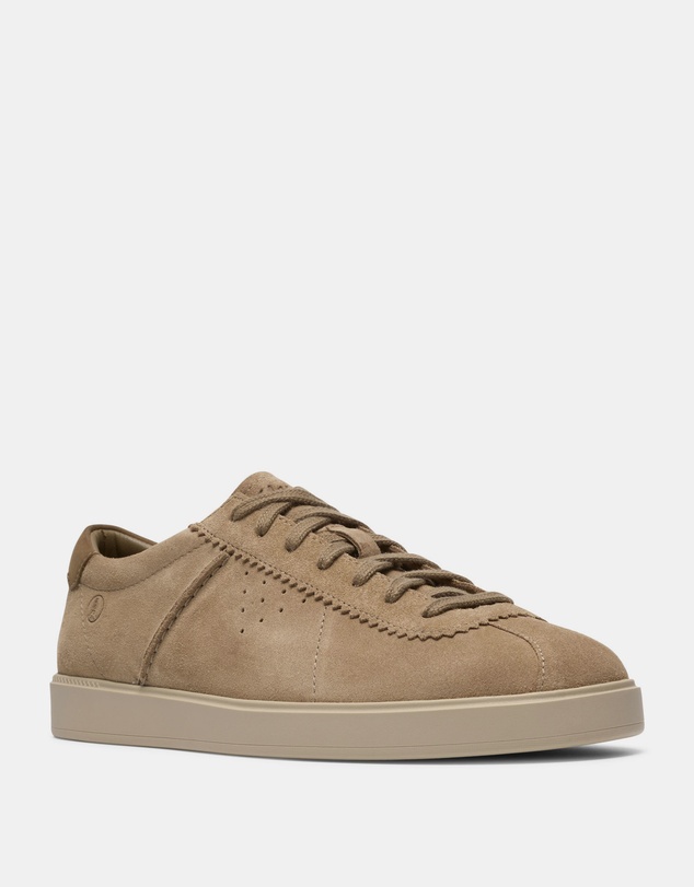 Clarks - Lockford Lace Dark Sand Suede