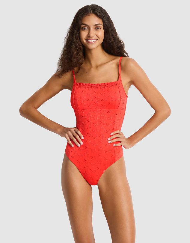 Sea Level Australia - Celestia Frill Square Neck One Piece