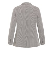 City Chic - Plus size Hailey Check Jacket - neutral