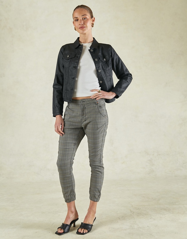 DRICOPER DENIM - Check Cuffed Jeans