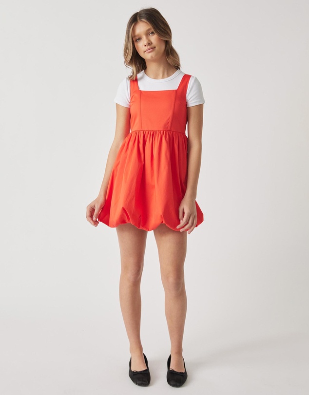Decjuba Kids - Alice Bubble Hem Dress - Kids-Teens