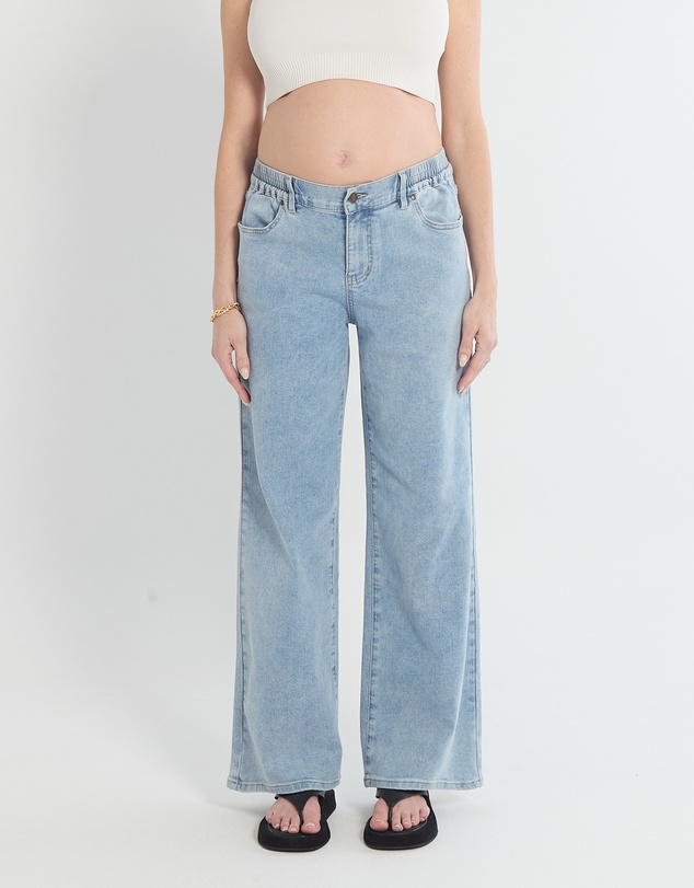Soon Maternity - Relaxed Wide Leg Jeans