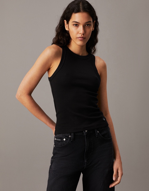 Calvin Klein Jeans - Ribbed Cotton Tank Top